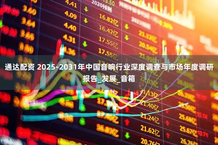 通达配资 2025-2031年中国音响行业深度调查与市场年度调研报告_发展_音箱