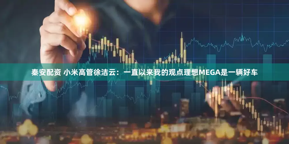秦安配资 小米高管徐洁云：一直以来我的观点理想MEGA是一辆好车